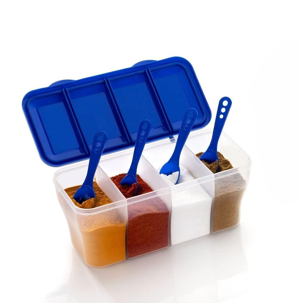 Airtight Four-Section Kitchen Storage Hub